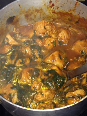 Chicken and Spinach Curry