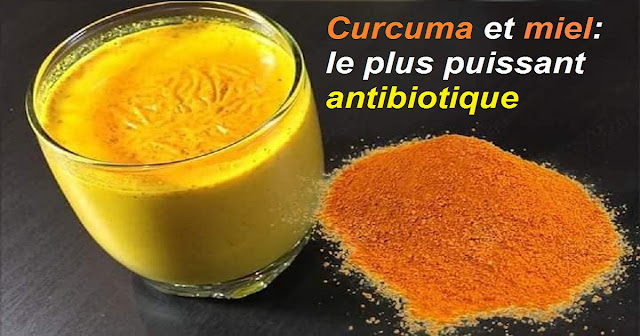 Curcuma et miel: le plus puissant antibiotique