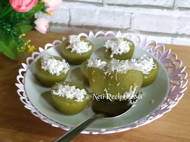 Kue Lumpang Pandan @NetiRecipes 2018