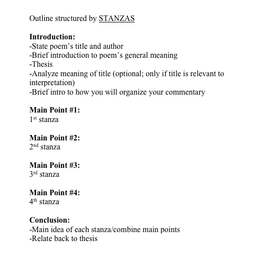 composition outline example