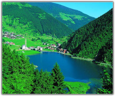 Green Paradise Lake Uzungol Trabzon Turkey