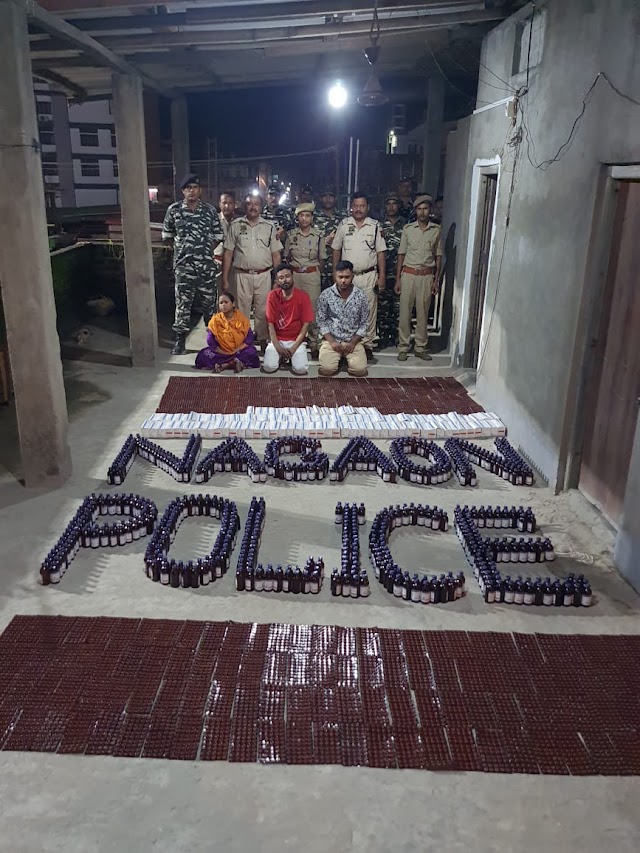 Huge cache of codeine syrup bottles at Nagaon: 3 arrested 