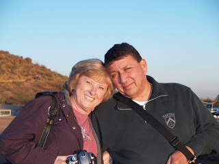 Mom and Dad at San Xavier Mission