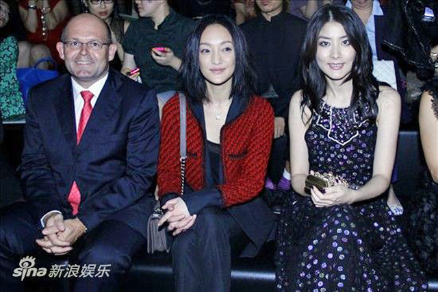 Zhou Xun can make almost any fashion choice look perfectas she does here