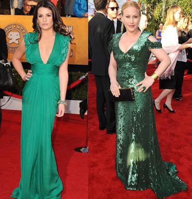 SAG Lea Michele and Patricia Arquette