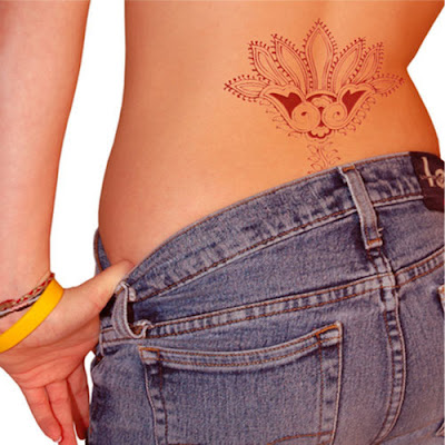 The lower back is a great area to tattoo especially for women