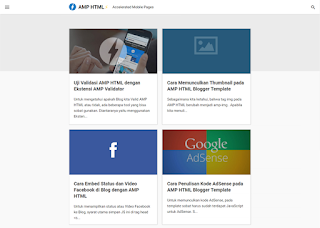 Great AMP Blogger Template From Kang Ismet