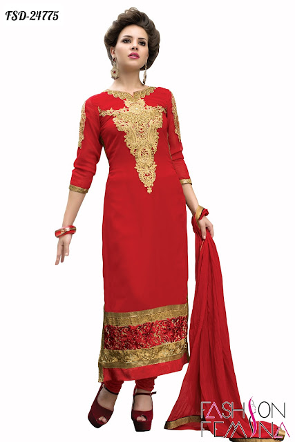 Red Color Salwar Suit