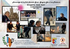 HOMENAJE GREGORIO JUAN GORI FALLA GINER GREGORIO GEA DE MISLATA
