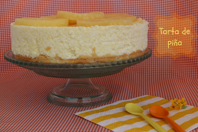 tarta-de-piña, pinneapple-tart, receta-sin-horno