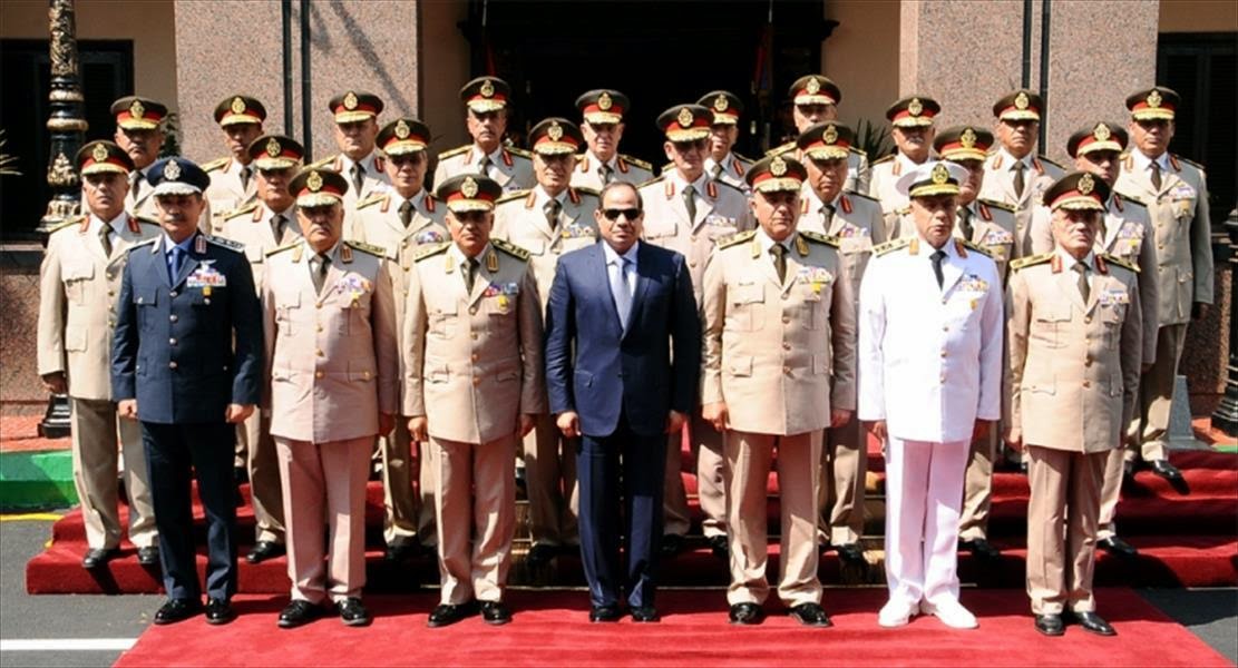 25 جنرال لتشكيل المجلس المحتكر لسلطة وثروة مصر ؟