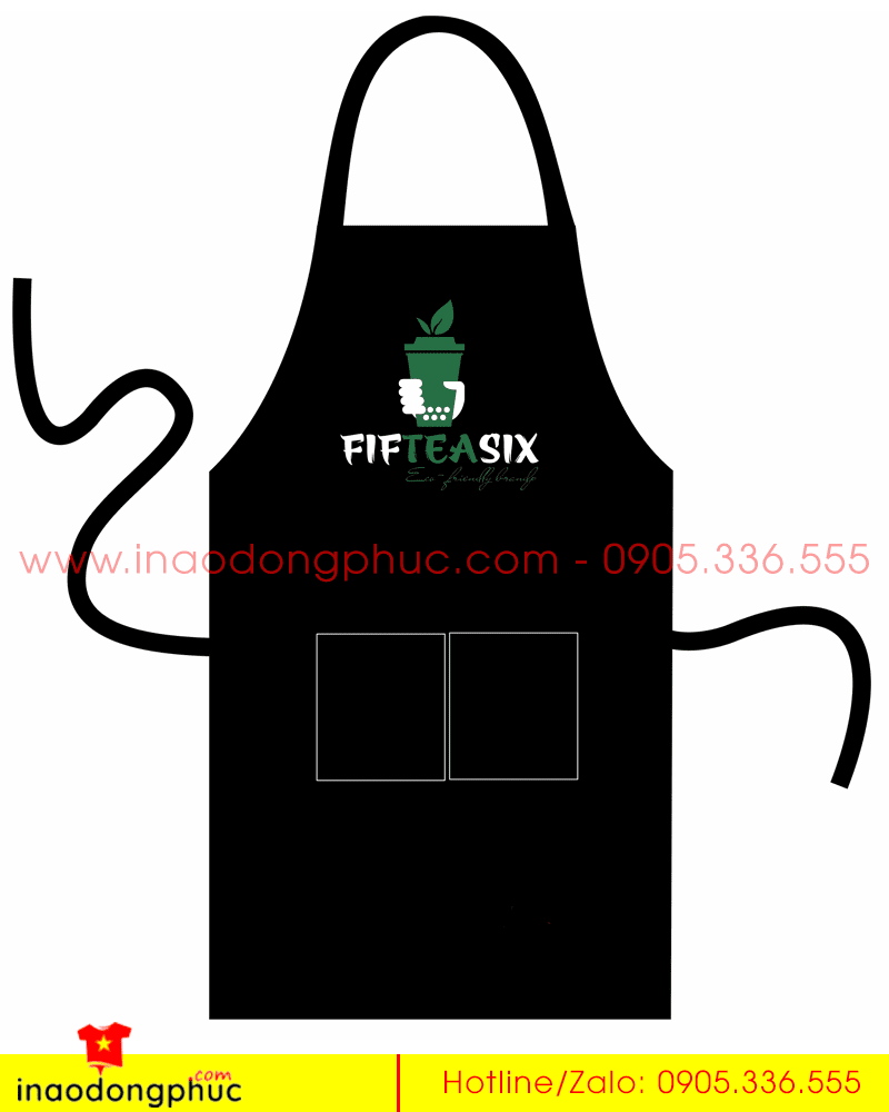 In tạp dề Quán Fifteasix