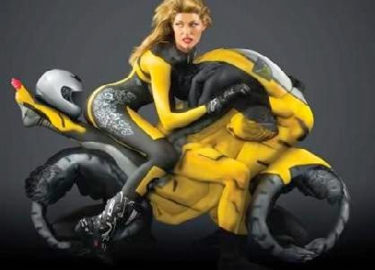 When Awesome Body Painting Meets Contortion (contortion, body