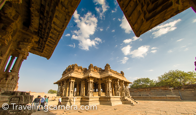 The Vijaya Vitthala Temple is a famous temple located in the ancient city of Hampi in the southern state of Karnataka, India. The temple is dedicated to Lord Vitthala, an incarnation of Lord Vishnu, and is considered to be one of the most important pilgrimage sites in South India.