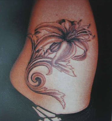 asia tattoo Flower japanesque