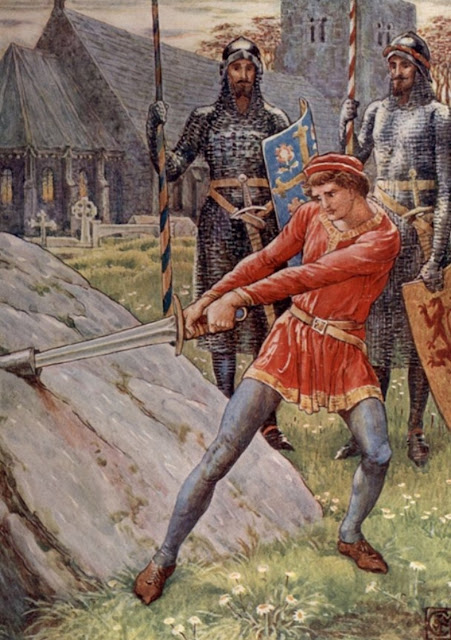 «Артур вытаскивает меч из камня»