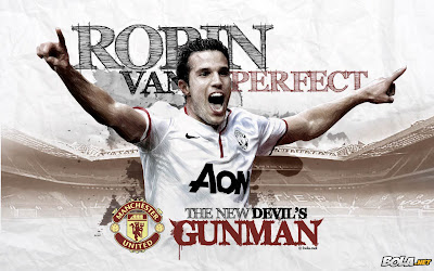 Robin Van Persie - Manchester United MU - Wallpaper Sepakbola Terbaru 2012-2013