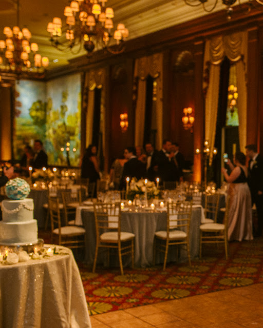 Mosaic Wedding Linens at The Duquesne Club Pittsburgh