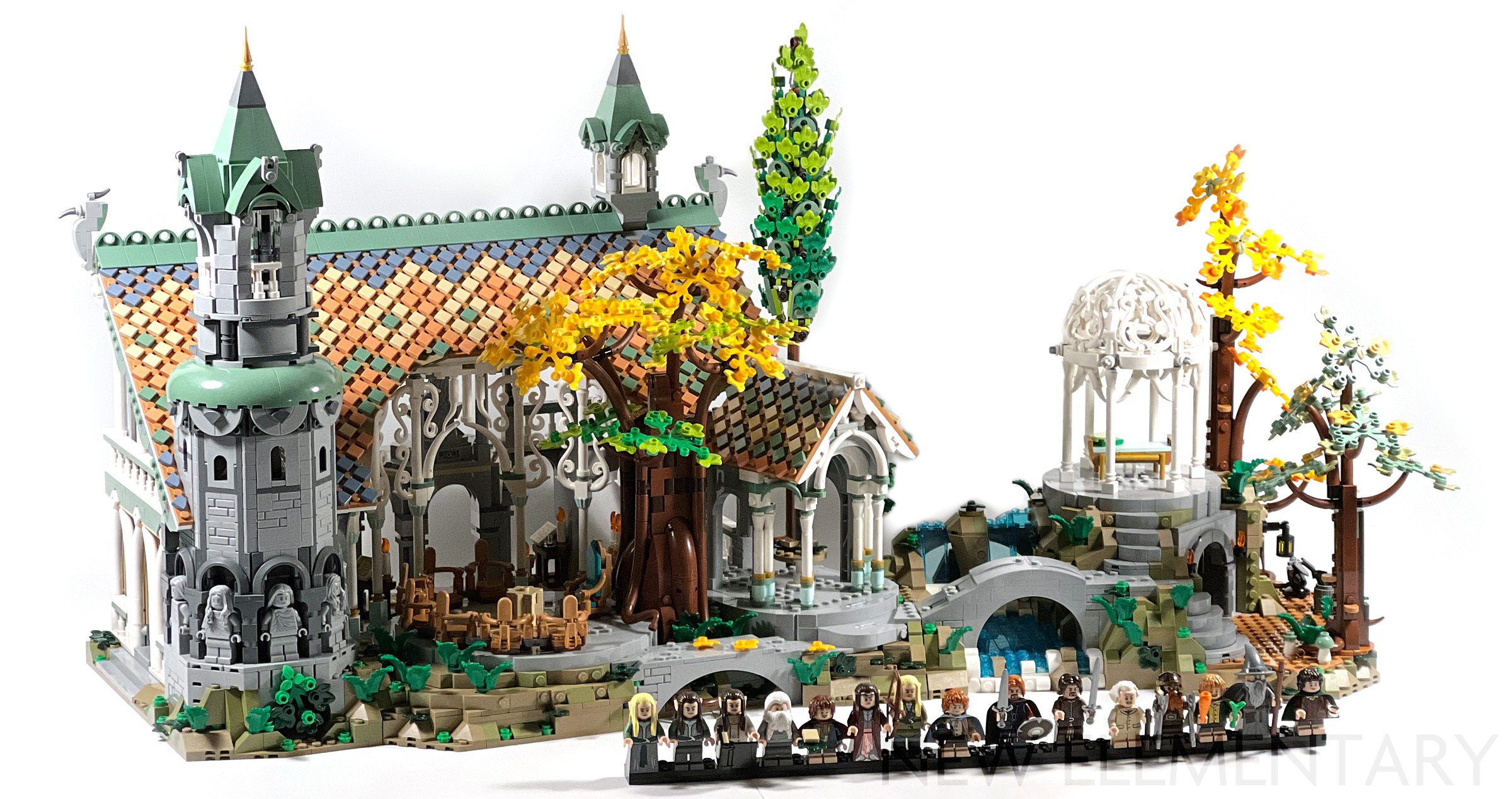 LEGO® ICONS™ parts review: 10316 The Lord of the Rings: Rivendell