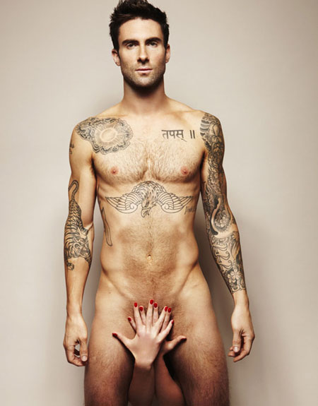 Adam Levine takes centerfold