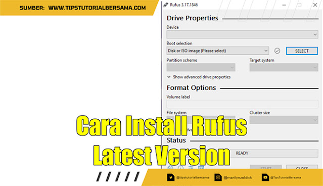 Cara Install Rufus Versi Terbaru Di Semua Windows