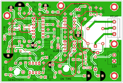 Volumetric sensor PCB