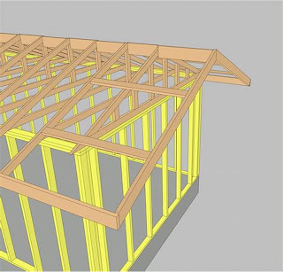How to Cut Rafters for a Lean-to Roof