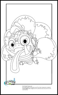 skylanders magic wrecking ball coloring pages