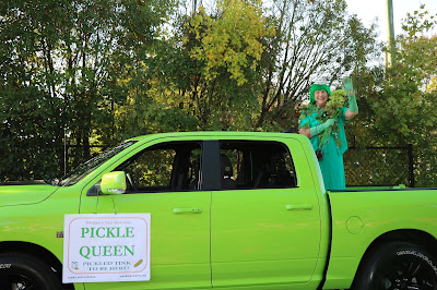 Lime Green Truck, Mayberry Days, Parade, Ram 1500, Pickle Queen 