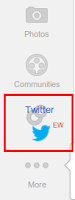 twitter in google+ sidebar