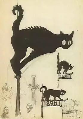 gatos negros _ Theophile Alexandre Steinlen