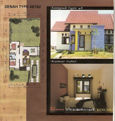 contoh rumah minimalis type 48