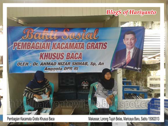 Pembagian Kacamata  Gratis Khusus  Baca  BlogS of Hariyanto