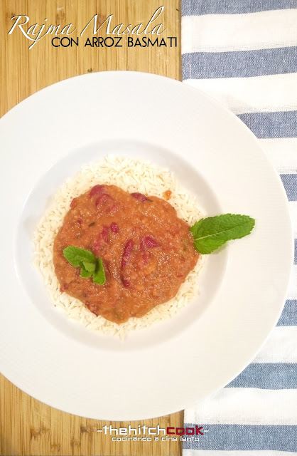 RAJMA MASALA CON ARROZ BASMATI