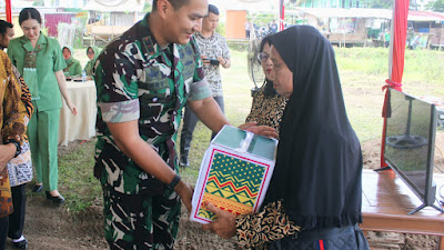 Hari Juang TNI AD ke 78, Bagikan Paket Sembako Hingga Penanaman Ratusan Pohon