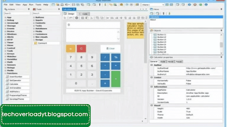 app builder interface
