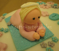 Tarta angelitos bautismos