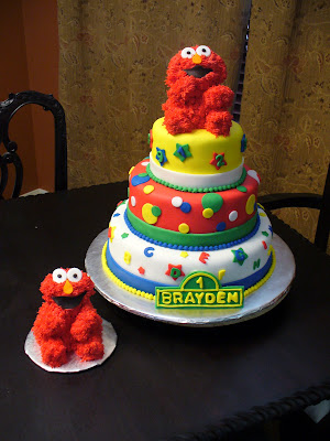 Elmo Birthday Cake on Iced And Sliced  Specialty Elmo Cake