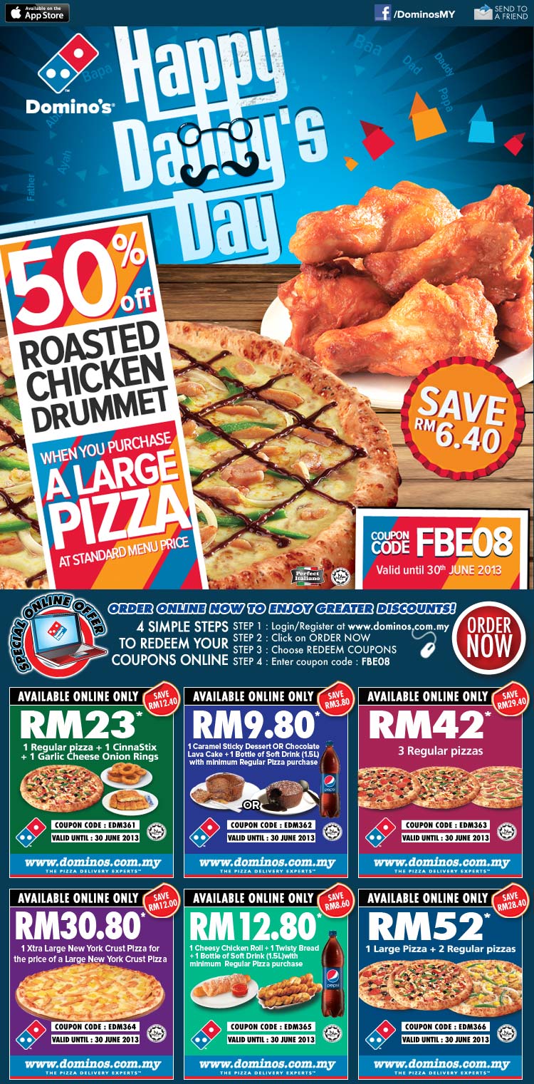 saupee: Domino's Pizza Malaysia Coupons Valid Until 11 ...