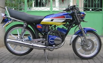 Modifikasi RX King Mantaf Blue Super