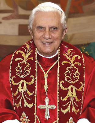 pope benedict xvi scary. now Pope Benedict XVI,