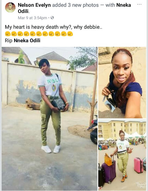 "All she was saying was Blood of Jesus until she died"- Friends, family members mourn Corps member killed by train in Lagos (graphic photos)