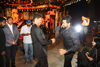 Surya and Allu Arjun At Filmfare Awards 2017