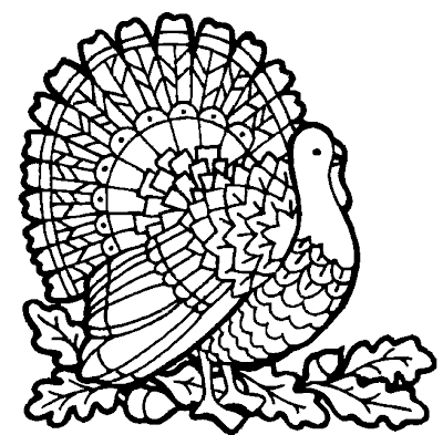 thanksgiving coloring turkey