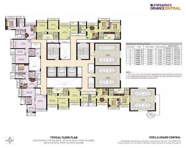 Puranik Grand Central Floor Plan