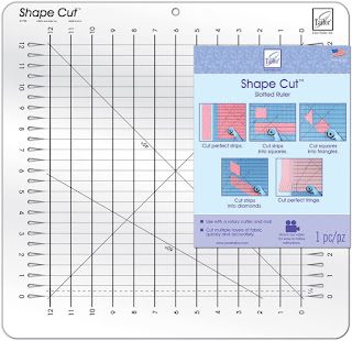 Shape cut quilting ruler