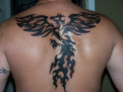 tribal phoenix tattoos. Tribal Phoenix Tattoo
