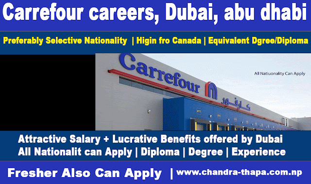 Carrefour careers, Dubai, abu dhabi, UAE 2022, Online Apply (Latest New Job Updated)