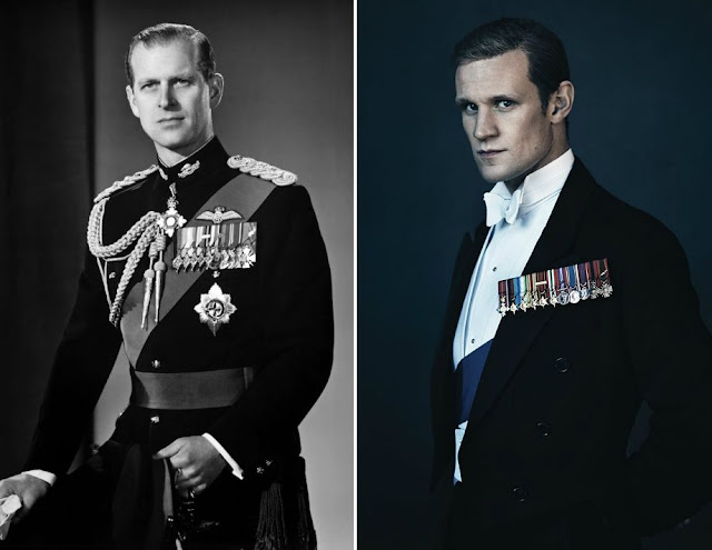 Comparación entre Matt Smith y el príncipe Felipe