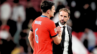 Maguire has backed the former Middlesbrough boss to remain in charge of the Three Lions instead of managing United.